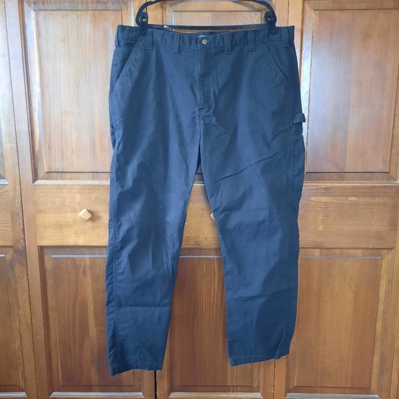 Carhartt Relaxed Fit Twill Utility Work Pant  black carpenter pants size… - Picture 1 of 16